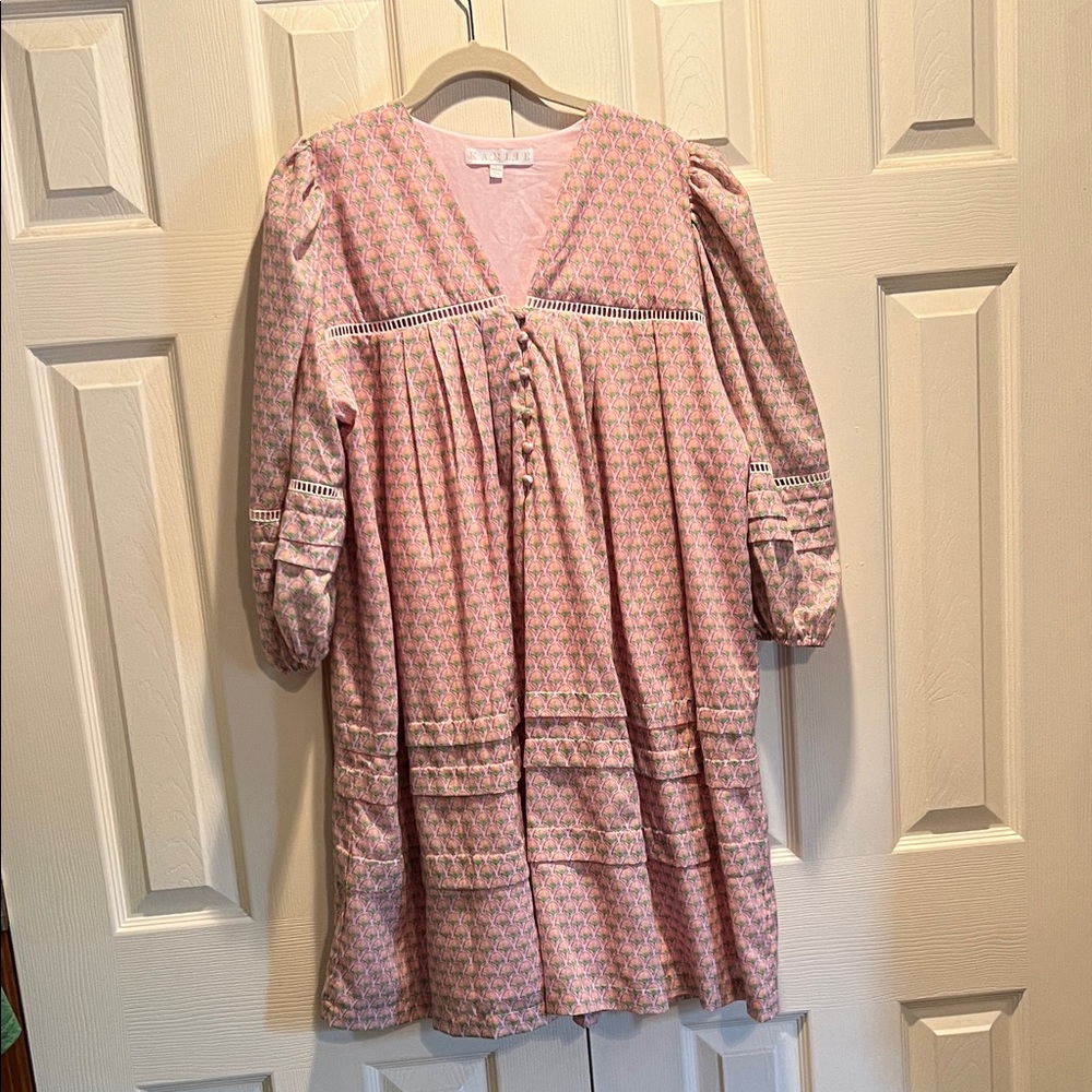 Karlie Pink Midi Dress Large Roomy